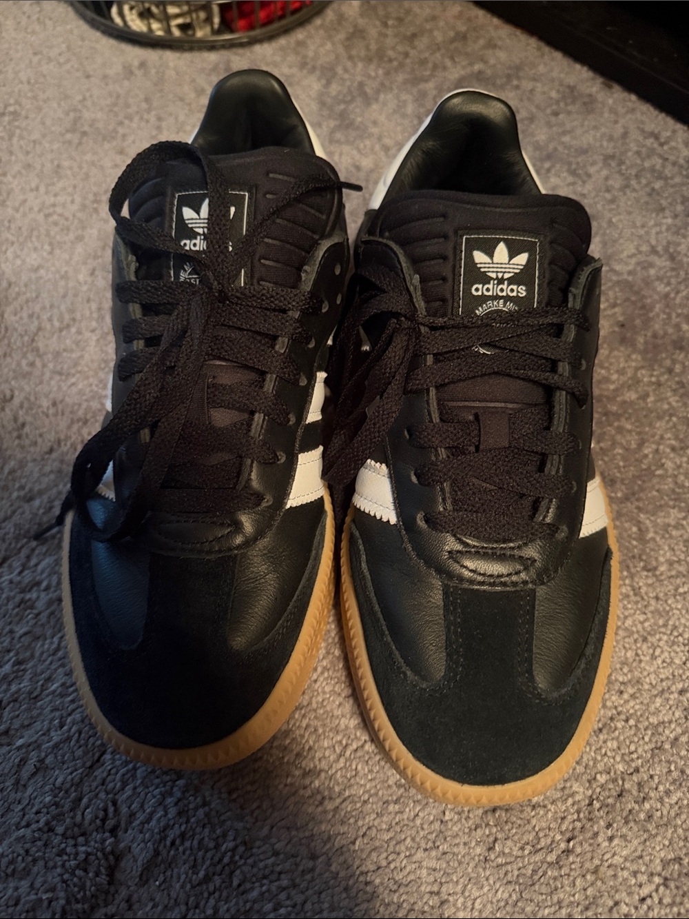 adidas Samba Black White Gum Sole Women's Sneakers